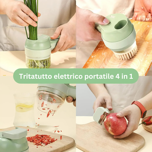 UniChop™ Tritatutto elettrico portatile 4 in 1